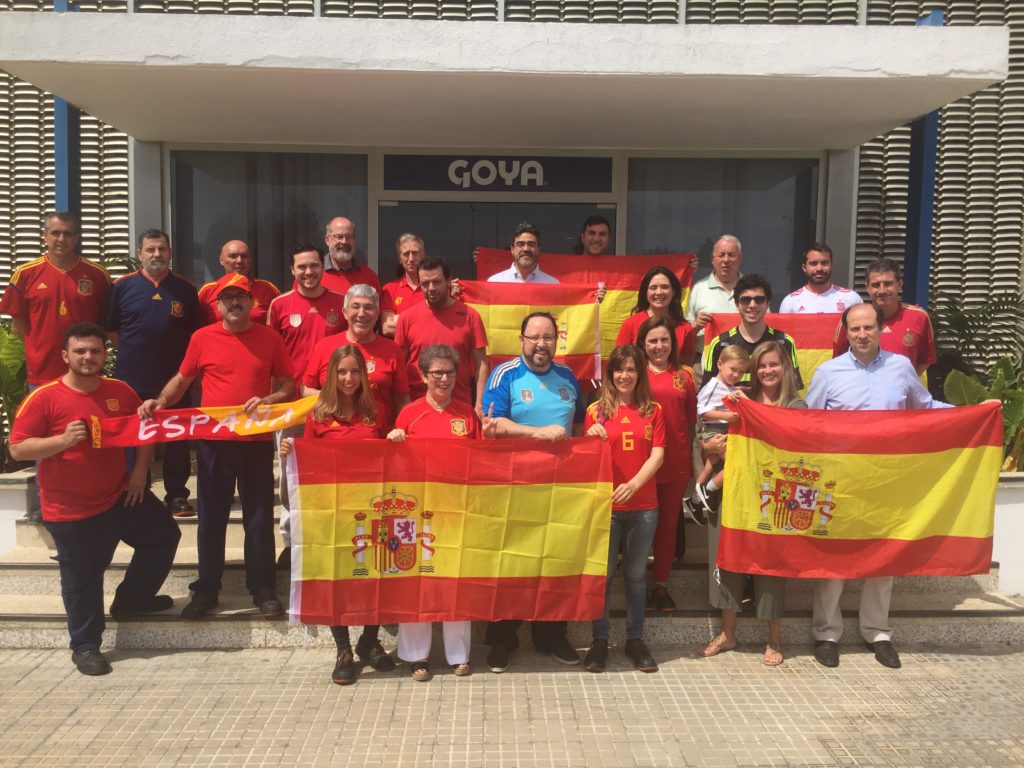 Goya Spain give full support to the National Football Team in the World ...