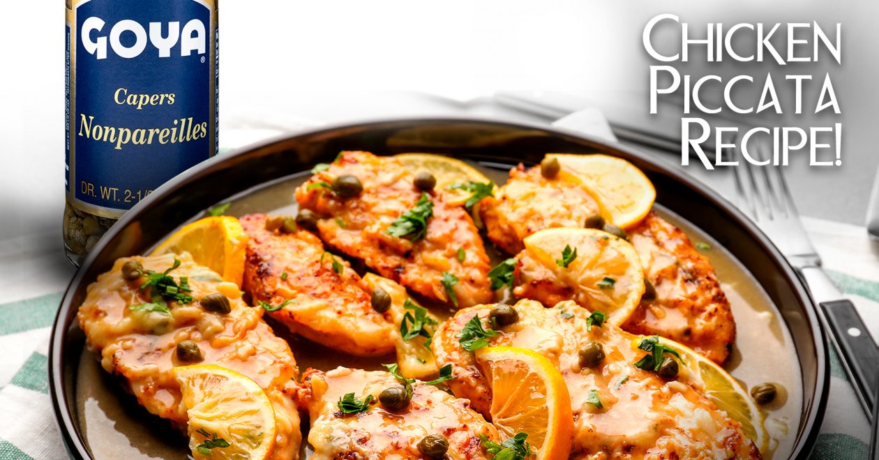 Receta de Piccata de pollo! - Spanish extra virgin olive oil (EVOOs)  Company | Goya Spain